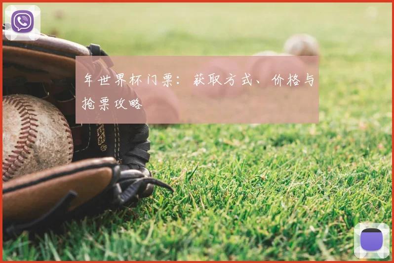 年世界杯门票：获取方式、价格与抢票攻略